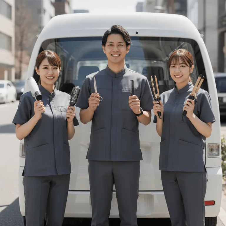 高級美容室 のチーム: Ikeda